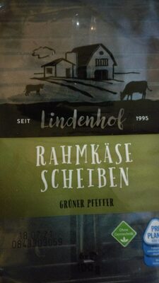 Rahmkäse Scheiben Grüner Pfeffer