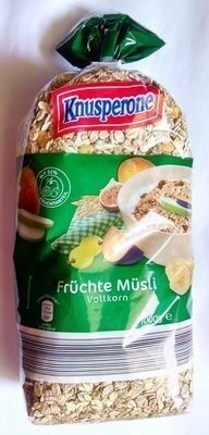 Früchtemüsli Vollkorn front packaging