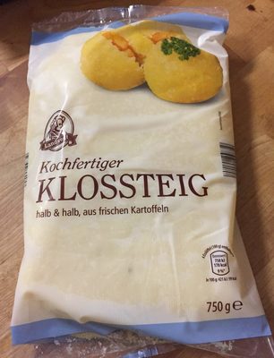 Kochfertiger Klossteig halb & halb