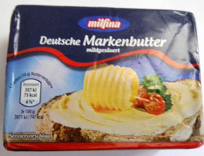 Deutsche Markenbutter mildgesäuert