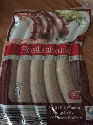 Rostbratwurst Fränkische Art