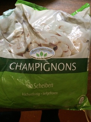 Champignons in Scheiben
