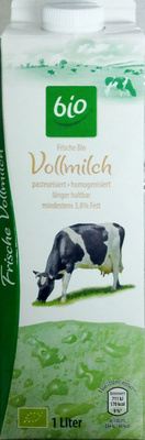 Frische Bio Vollmilch