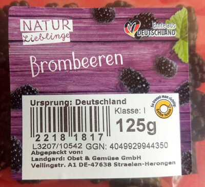Brombeeren front packaging