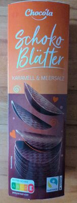 Schokoblätter Karamell & Meersalz