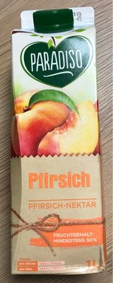 Paradiso Pfirsich nektar