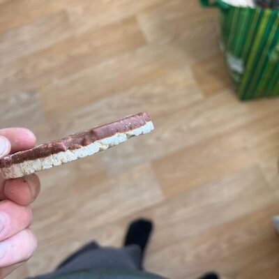 Galette  de riz  chocolat