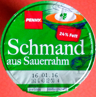 Schmand aus Sauerrahm