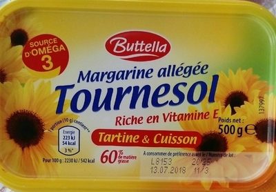 Margarine allégé tournesol