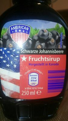 Cranberry Fruchtsirup front packaging