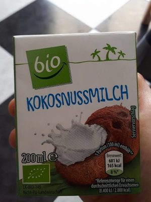 Kokosnussmilch front packaging