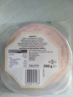 Jagdwurst Spitzenqualität