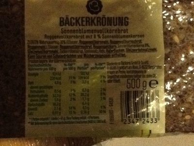 Sonnenblumenvollkornbrot