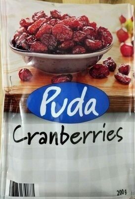 Cranberries front packaging