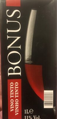 Vino tinto front packaging