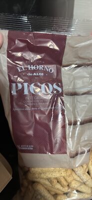 Picos Integrales con Aceite de Oliva Virgen Extra (1%). Pan Especial