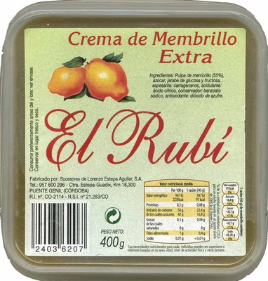 Dulce de membrillo