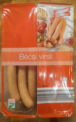 Bécsi virsli front packaging