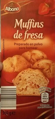 Muffins de fresa