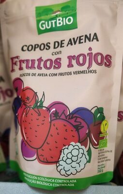 Copos de avena con frutos rojos
