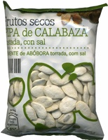 Pipa de calabaza tostada, con sal