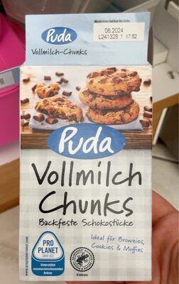 Vollmilch Chunks