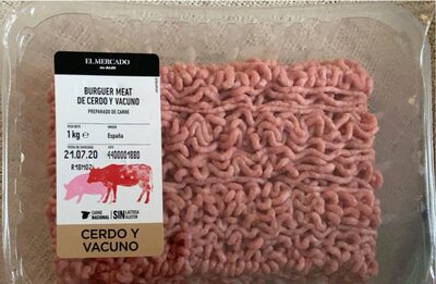 Burguer meat de cerdo y vacuno