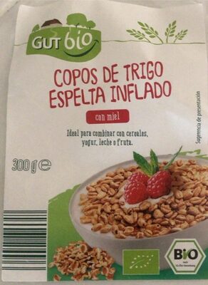 Copos de Trigo Espelta Inflado con Miel