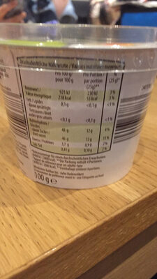 Birne-Pfirsich Apfel-Aprikose-Mix Mix de poire-pêche-pomme-abricot nutrition facts table