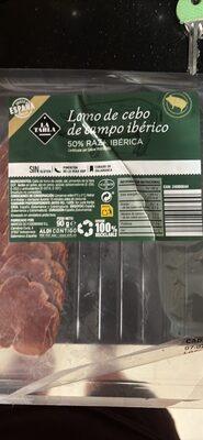 Lomo de cebo de campo ibérico