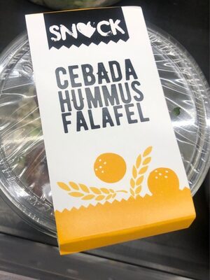 Cebada hummus falafel