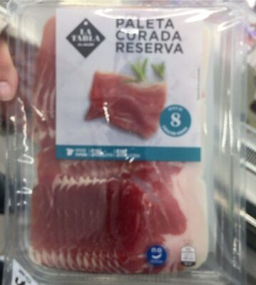 Paleta curada reserva