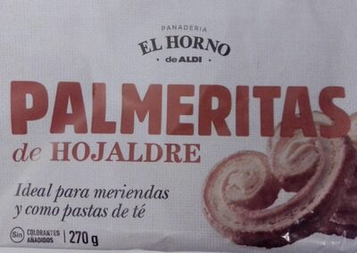 Palmeritas de hojaldre