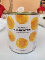 Mitades de melocotón en almíbar ligero