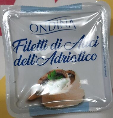 Filetti di alici dell'adriatico