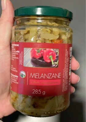 Melanzane a filetti con peperoni
