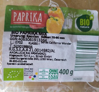 Bio Paprika Mix
