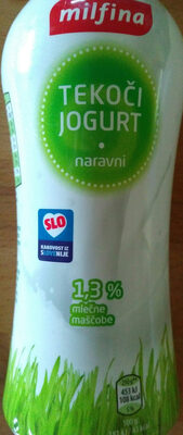 Tekoči jogurt 1.3% naravni