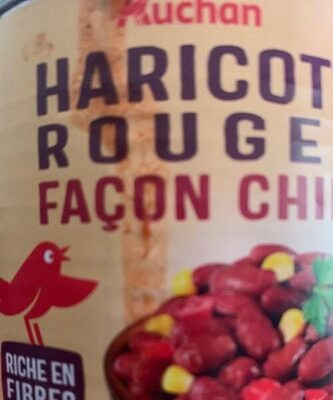Haricots rouges façon chili front packaging