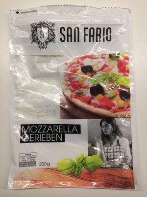 Mozzarella Gerieben front packaging