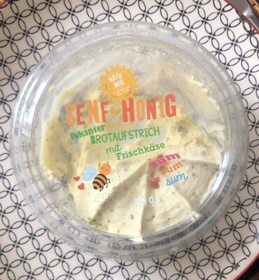 Brotaufstrich - Senf-Honig Frischkäse front packaging
