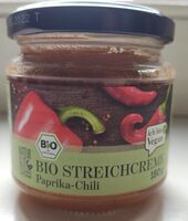 Bio-streichcreme, Paprika-chili
