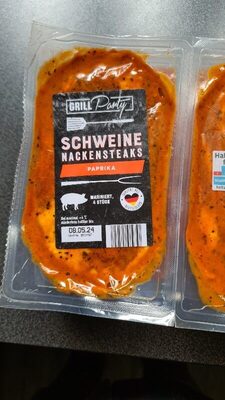 Schweine-Nackensteaks - Paprika