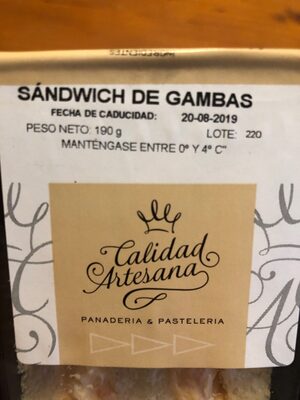 Sandwich de gambas