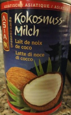 Lait de noix de coco front packaging