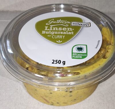 Linsen-Bulgursalat mit Curry front packaging