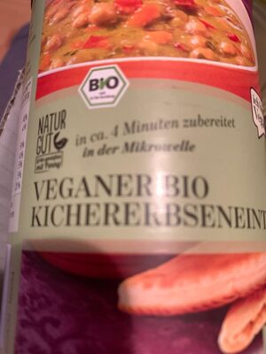 Veganer Bio Kichererbseneintopf