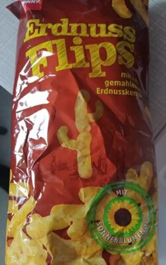 Erdnussflips front packaging