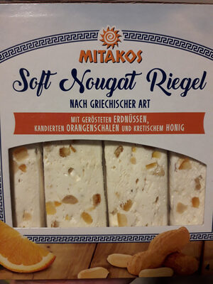 Soft nougat riegel