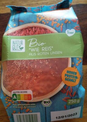 Reis aus Rote Linsen